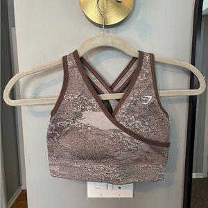 Gymshark Earth Tone Crossback Sports Bra